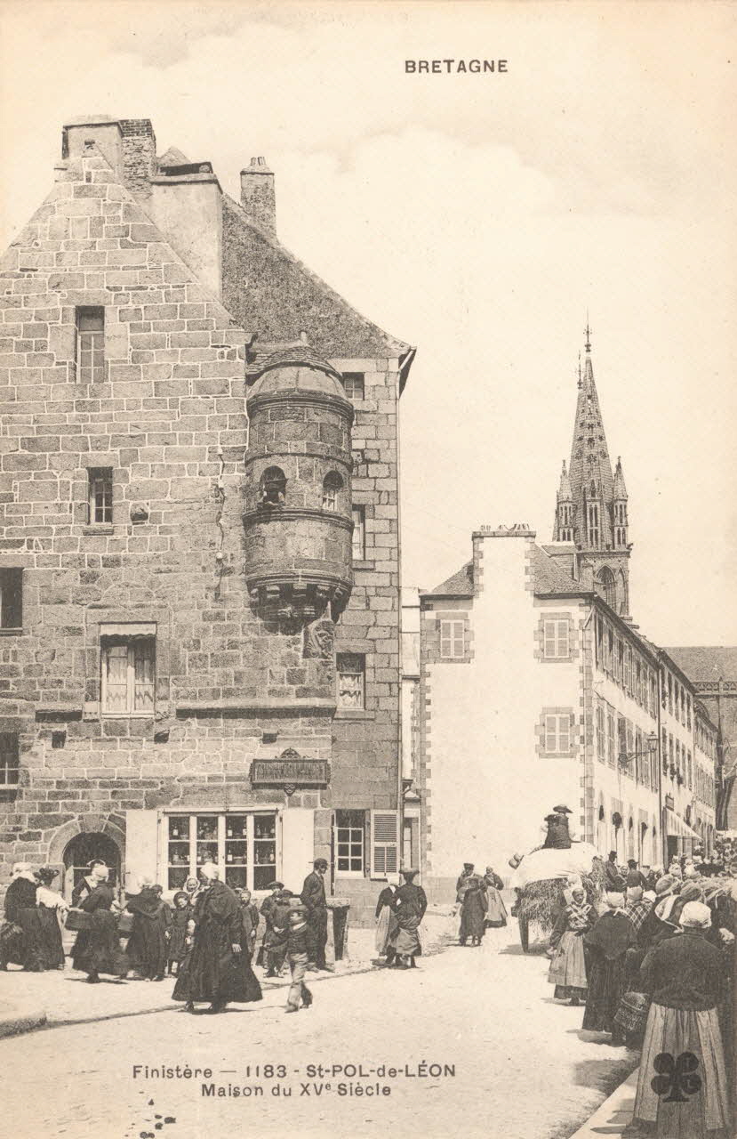 carte postale MAISON DU 15EME SIECLE Finistère 1903-1920 018912 Photo