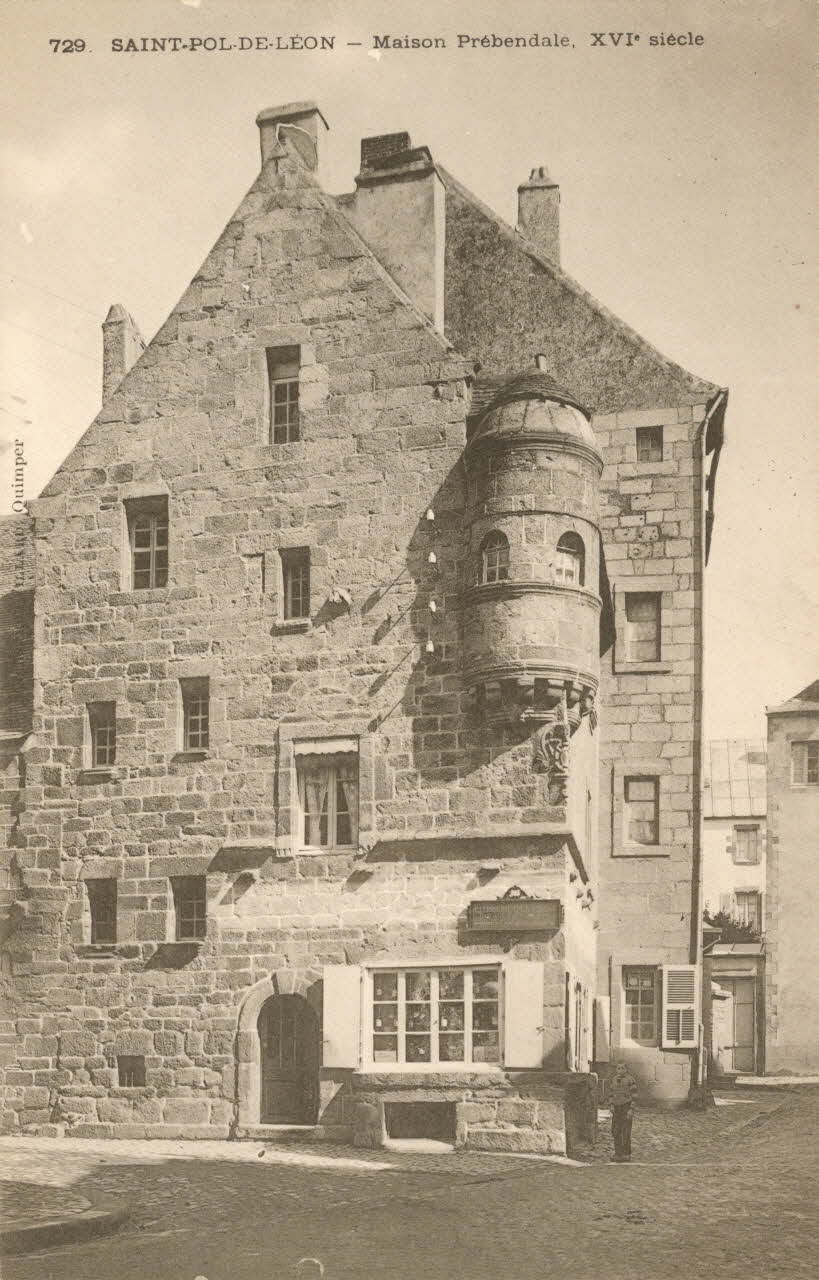 carte postale MAISON PREBENDALE, 16EME SIECLE Finistère 1903 018914 Photo