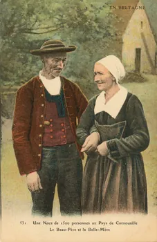 carte postale LE BEAU-PERE ET LA BELLE-MERE 1903-1920 018929  Photo