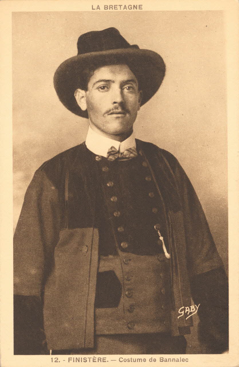 carte postale COSTUME DE BANNALEC Finistère 1903-1920 018988 Photo