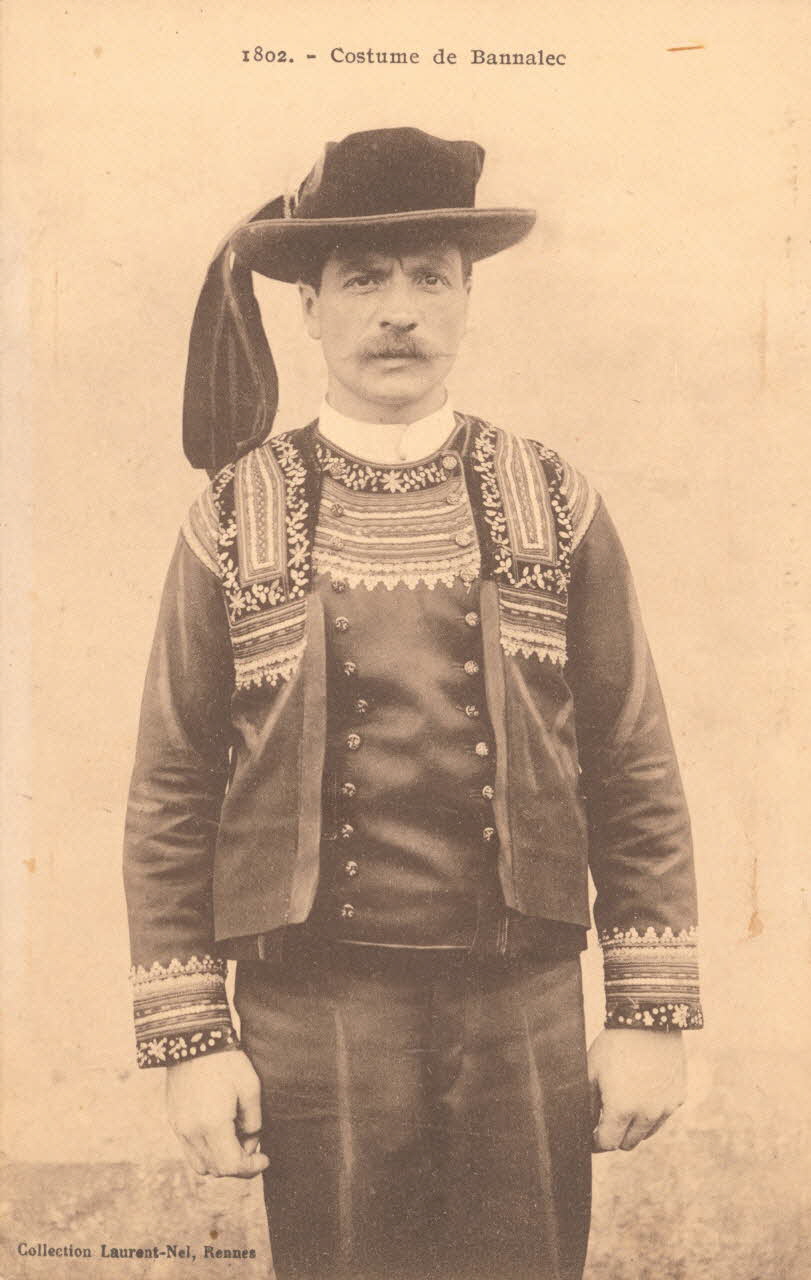 carte postale COSTUME DE BANNALEC Finistère 1903-1920 018989 Photo