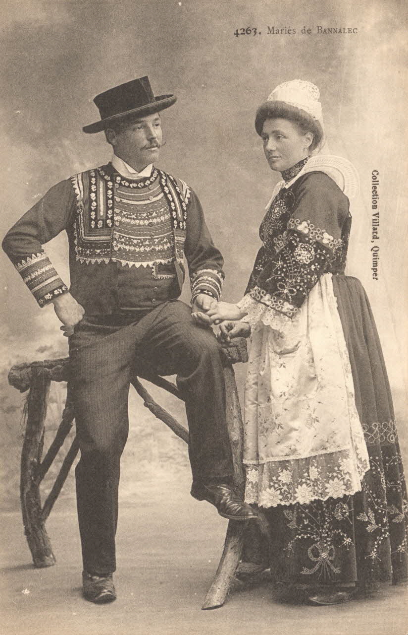 carte postale MARIES DE BANNALEC Finistère 1903-1920 018991 Photo