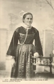 carte postale JEUNE ARMORICAINE Finistère 1903-1920 019014 Photo