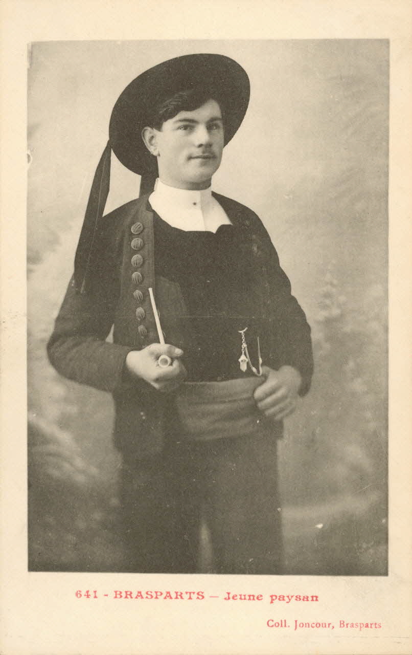carte postale JEUNE PAYSAN Finistère 1903-1920 019015 Photo