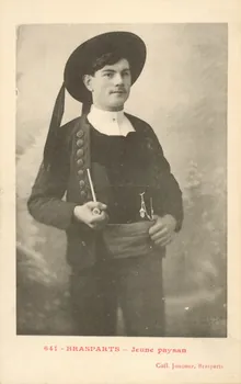 carte postale JEUNE PAYSAN Finistère 1903-1920 019015 Photo