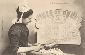 carte postale LA COIFFE ET LES ARMES DE BREST Finistère 1903-1920 019018 Photo