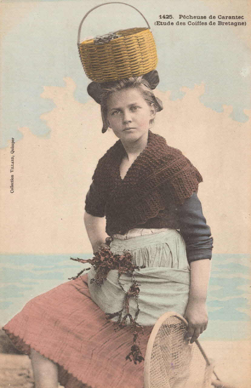 carte postale PECHEUSE Finistère 1903-1920 019040 Photo
