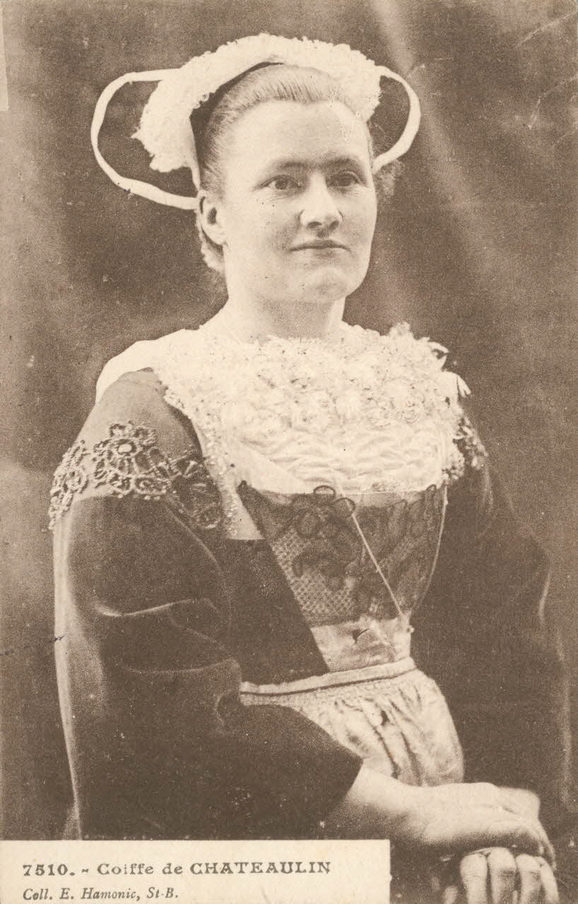 carte postale COIFFE DE CHATEAULIN Finistère 1903-1920 019064 Photo