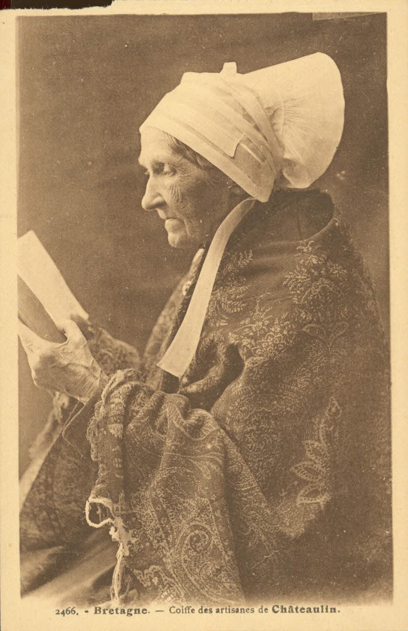 carte postale COIFFE DES ARTISANES Finistère 1903-1920 019067 Photo