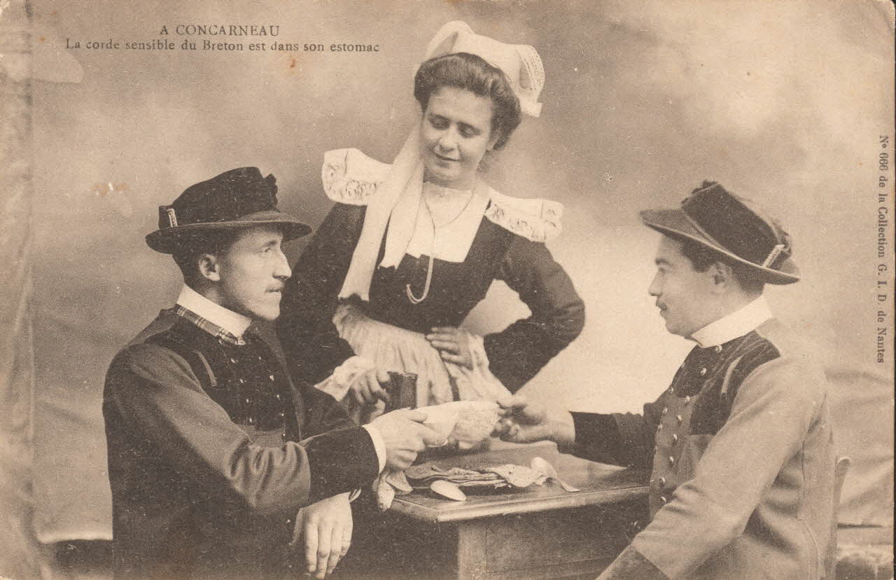 carte postale CORDE SENSIBLE DU BRETON Finistère 1903 019111 Photo