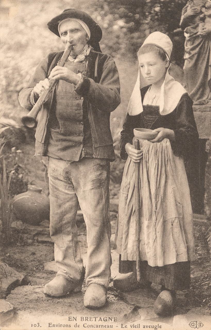 carte postale LE VIEL AVEUGLE Finistère 1903-1920 019139 Photo
