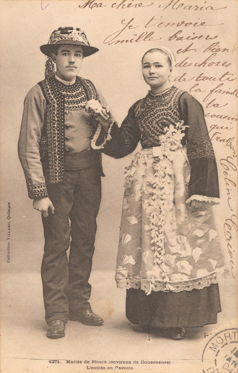 carte postale MARIES DE PLOARE Finistère 1904 019174 Photo