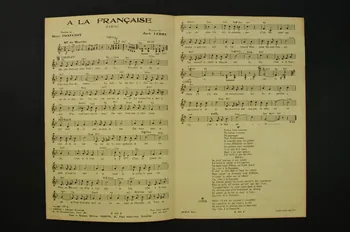 Jack Ledru ; Marc Fontenoy ; Rogers ; Lily Fayol ; Maurice Chevalier ; Jacques Mareuil ; Lucien Jeunesse ; Paul Beuscher, Editions chanson petit format 1950 1969.88.3 Photo Mucem
