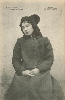 carte postale VEUVE DE L'ILE DE BATZ Finistère 1903 019303 Photo