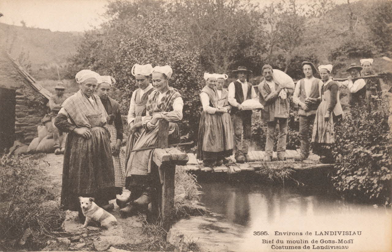 carte postale BIEF DU MOULIN Finistère 1903-1920 019342 Photo