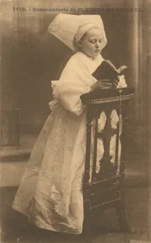 carte postale COMMUNIANTE Finistère 1903-1920 019443 Photo