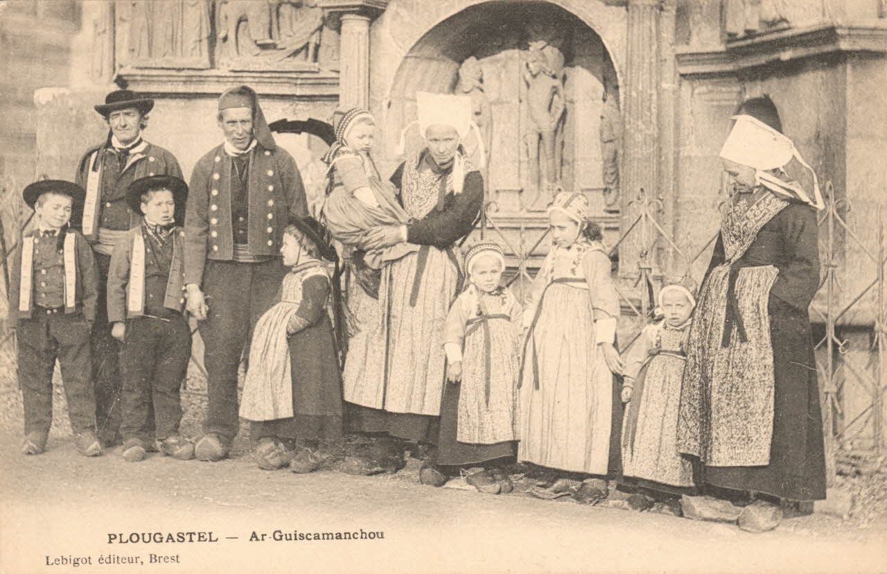 carte postale AR GUISCAMANCHOU Finistère 1903 019467 Photo
