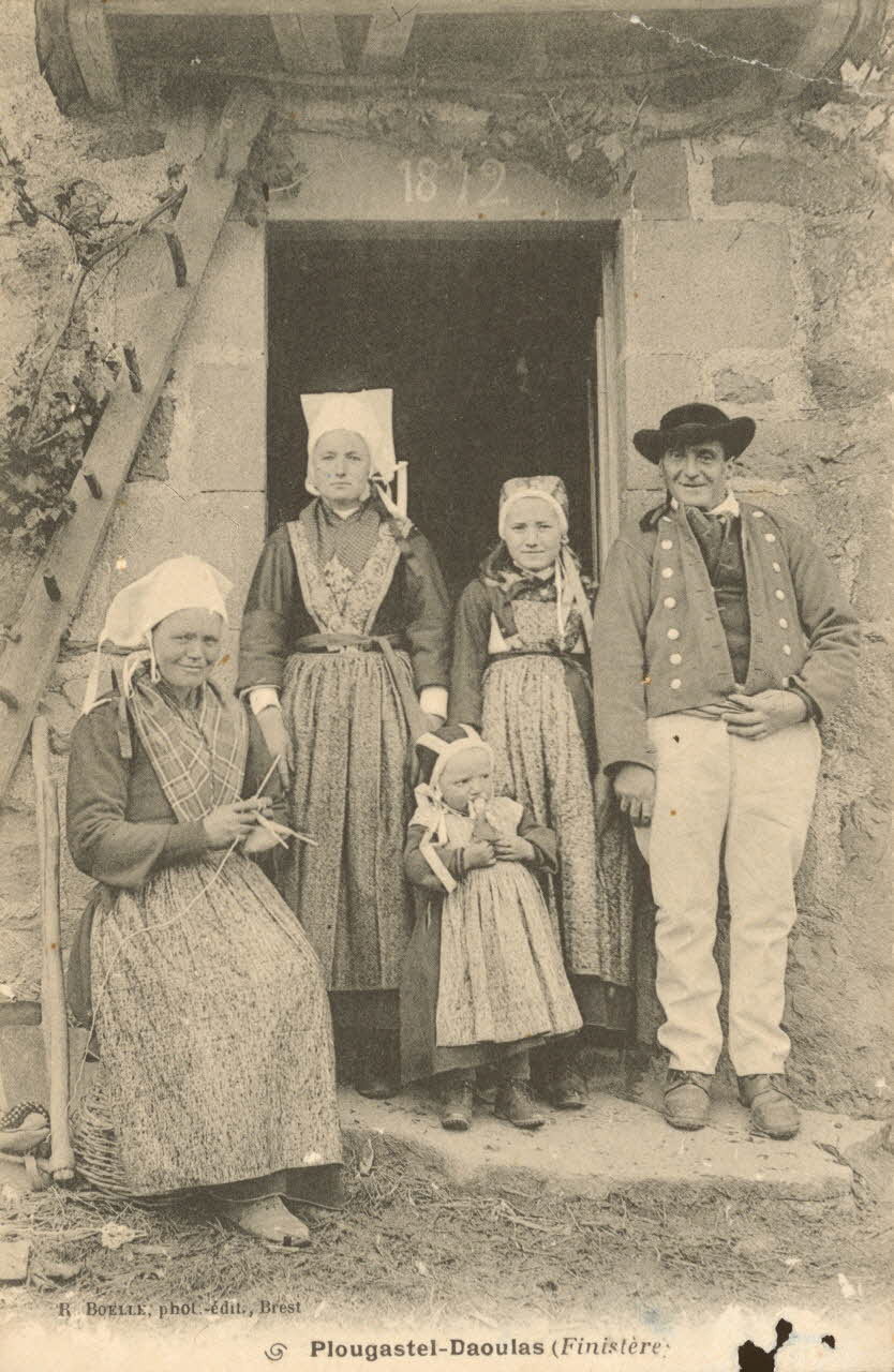 carte postale PLOUGASTEL-DAOULAS Finistère 1903-1920 019491 Photo