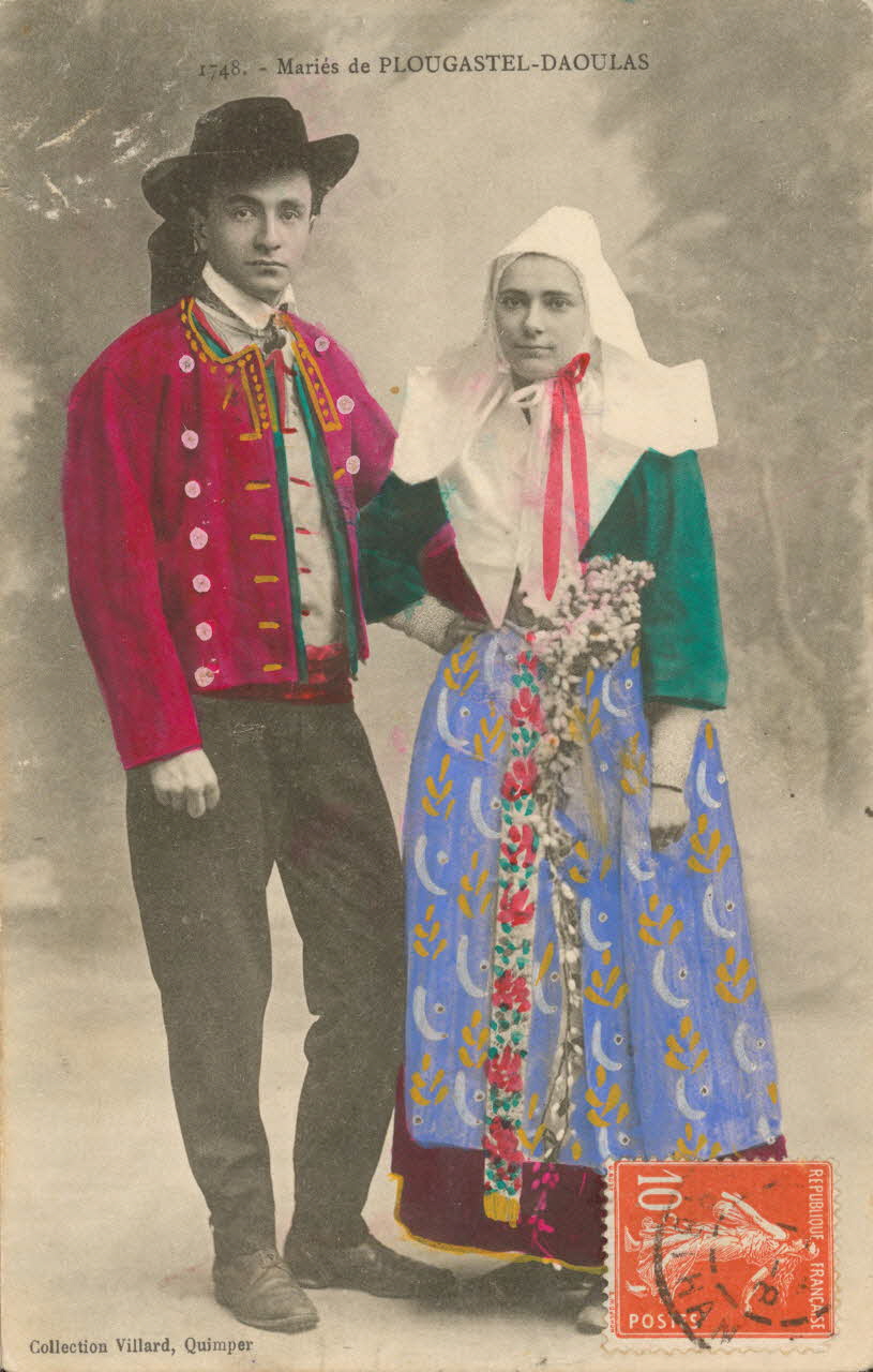 carte postale MARIES DE PLOUGASTEL-DAOULAS Finistère 1903-1920 019511 Photo