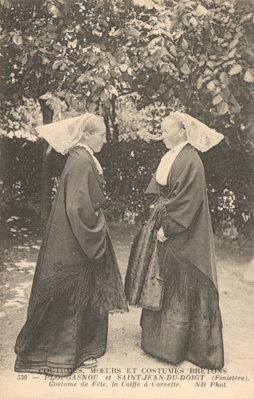 carte postale LA COIFFE A CORNETTE Finistère 1903-1920 019845 Photo