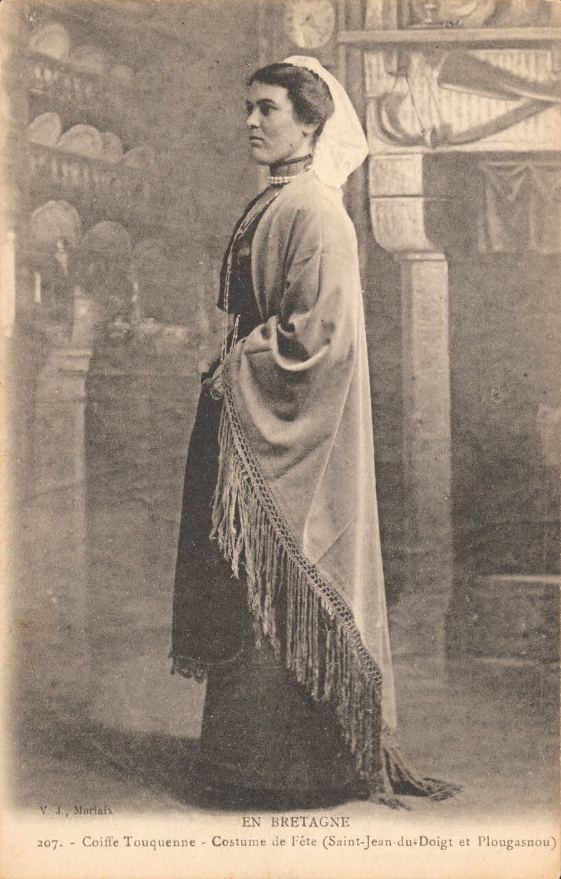 carte postale COIFFE TOUQUENNE Finistère 1903-1920 019846 Photo