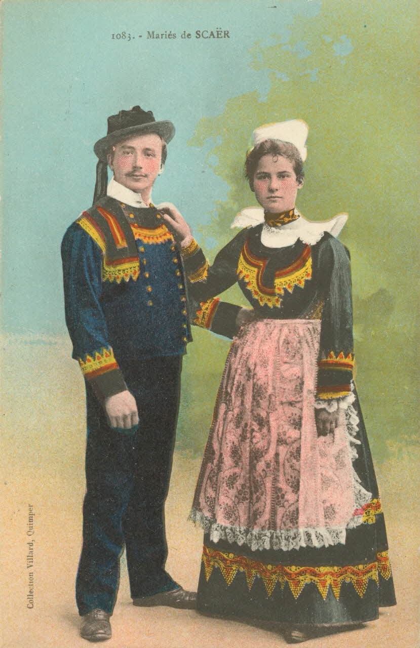 carte postale MARIES DE SCAER Finistère 1903-1920 019896 Photo