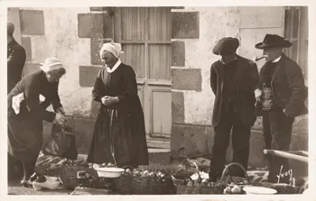 carte postale LE MARCHE Finistère 1950 019932 Photo