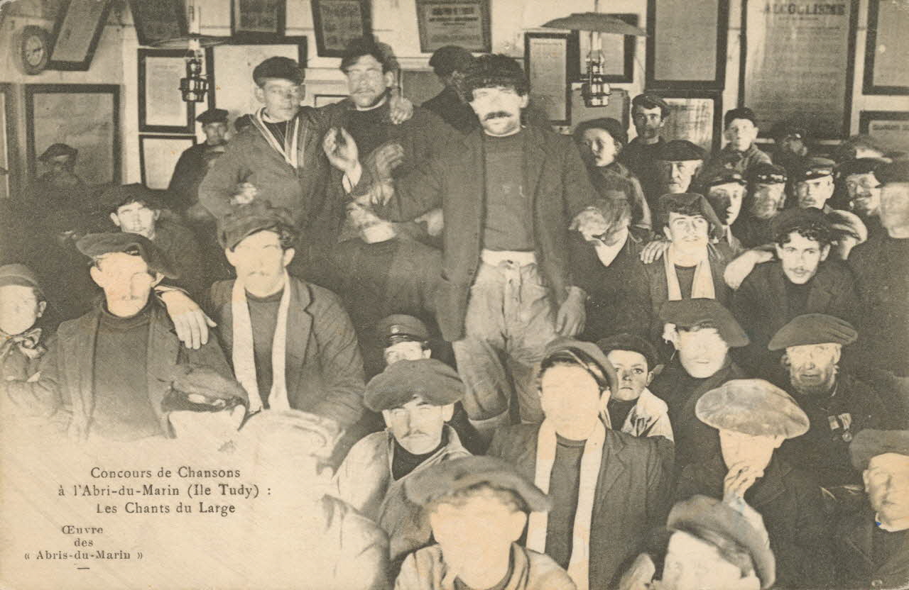 carte postale CONCOURS DE CHANSON Finistère 1903-1920 020021 Photo