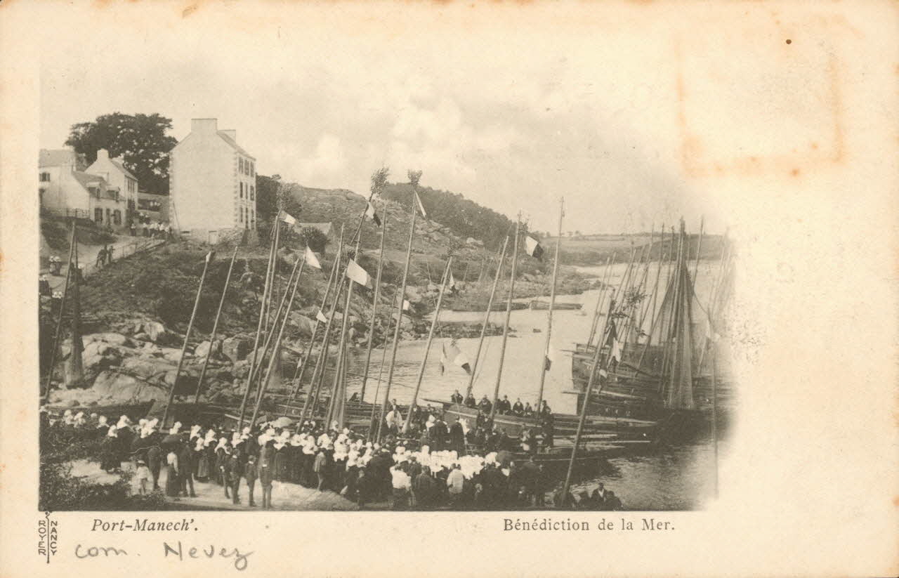 carte postale BENEDICTION DE LA MER Finistère 1903 020024 Photo