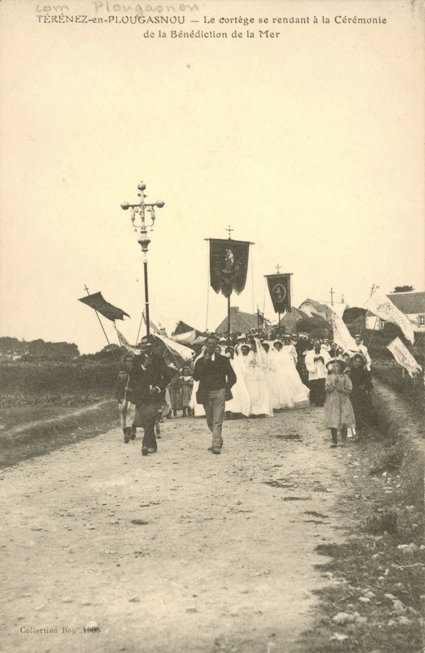 carte postale BENEDICTION DE LA MER Finistère 1903-1920 020026 Photo