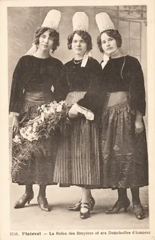 carte postale LA REINE DES BRUYERES Finistère 1903-1920 020036 Photo