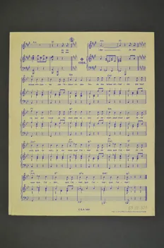 partition de musique petit format 1969.88.308 Photo Mucem