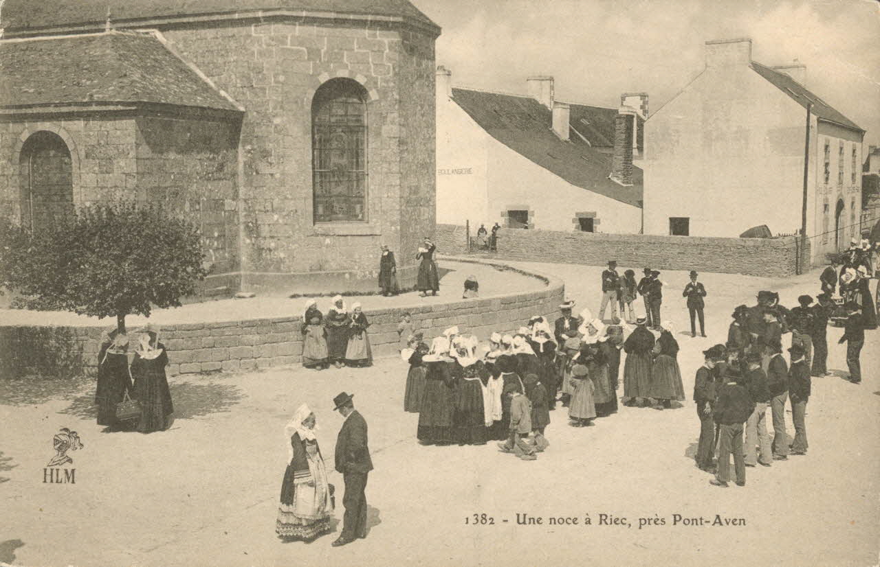 carte postale UNE NOCE Finistère 1903-1920 020117 Photo