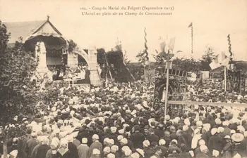 carte postale CONGRES MARIAL Finistère 1913 020148 Photo