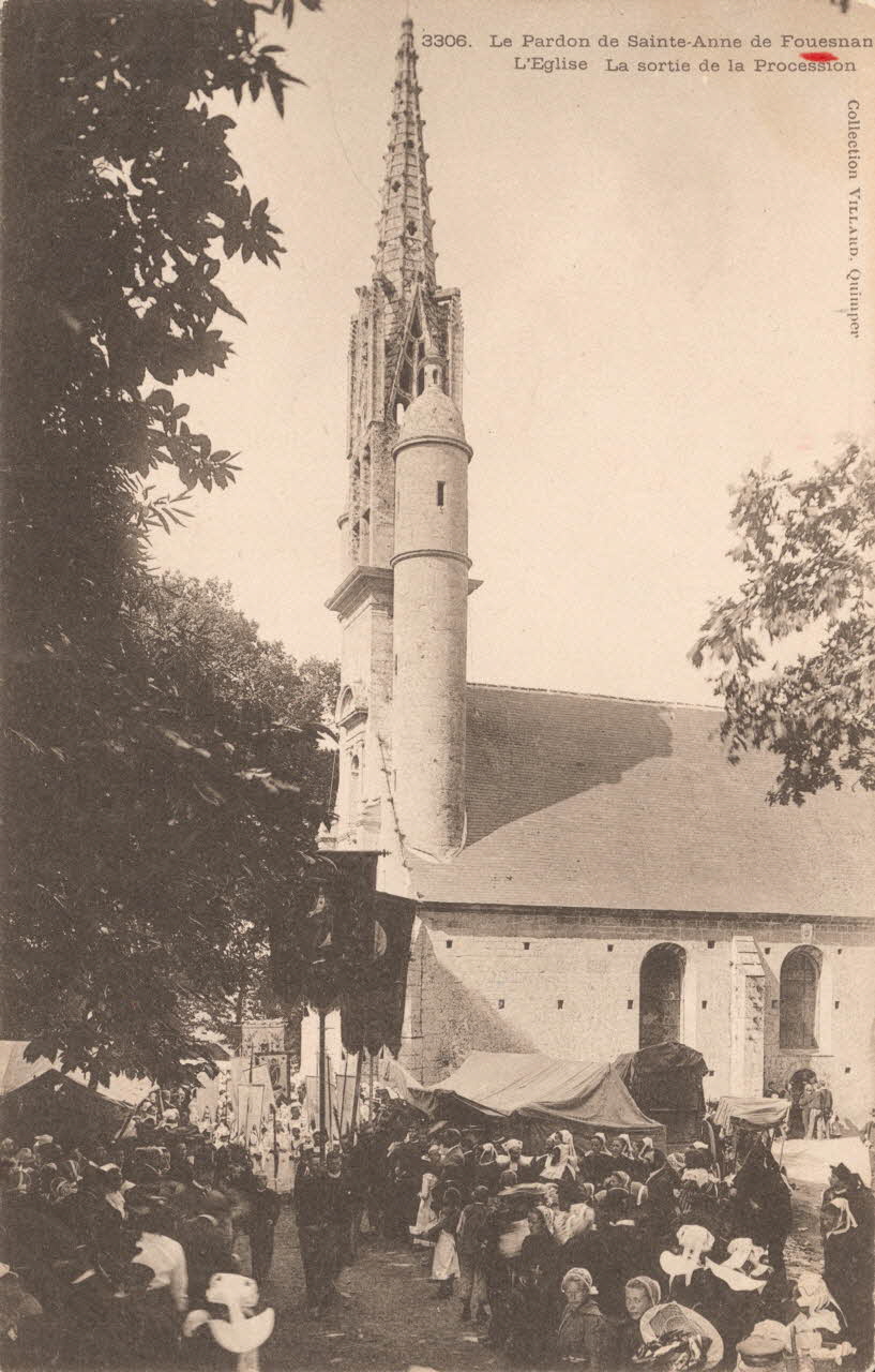 carte postale PARDON STE ANNE DE FOUESNAN Finistère 1903 020162 Photo