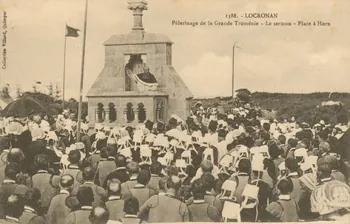 carte postale PELERINAGE DE LA GRANDE TROMENIE Finistère 1903-1920 020174 Photo