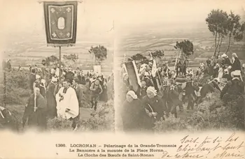 carte postale PELERINAGE DE LA GRANDE TROMENIE Finistère 1902 020175 Photo