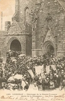 carte postale PELERINAGE DE LA GRANDE TROMENIE Finistère 1902 020176 Photo