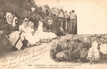carte postale PELERINAGE DE LA GRANDE TROMENIE Finistère 1902 020177 Photo