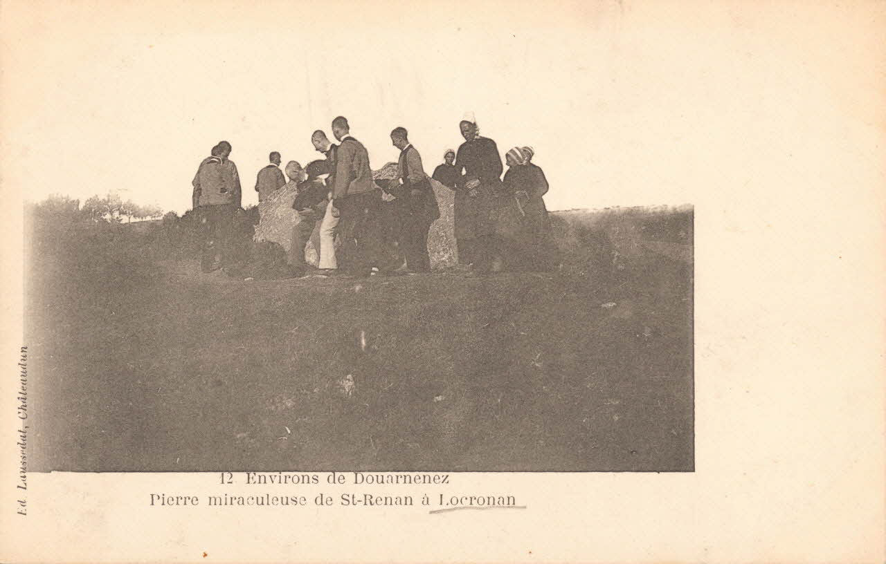carte postale PIERRE MIRACULEUSE Finistère 1903 020181  Photo