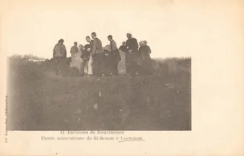 carte postale PIERRE MIRACULEUSE Finistère 1903 020181 Photo