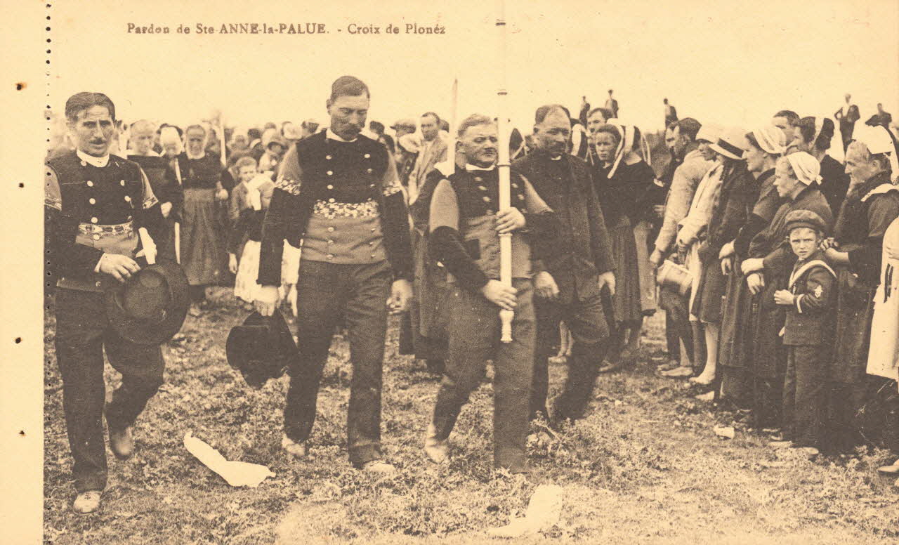 carte postale CROIX DE PLONEZ Finistère 1903-1920 020216 Photo