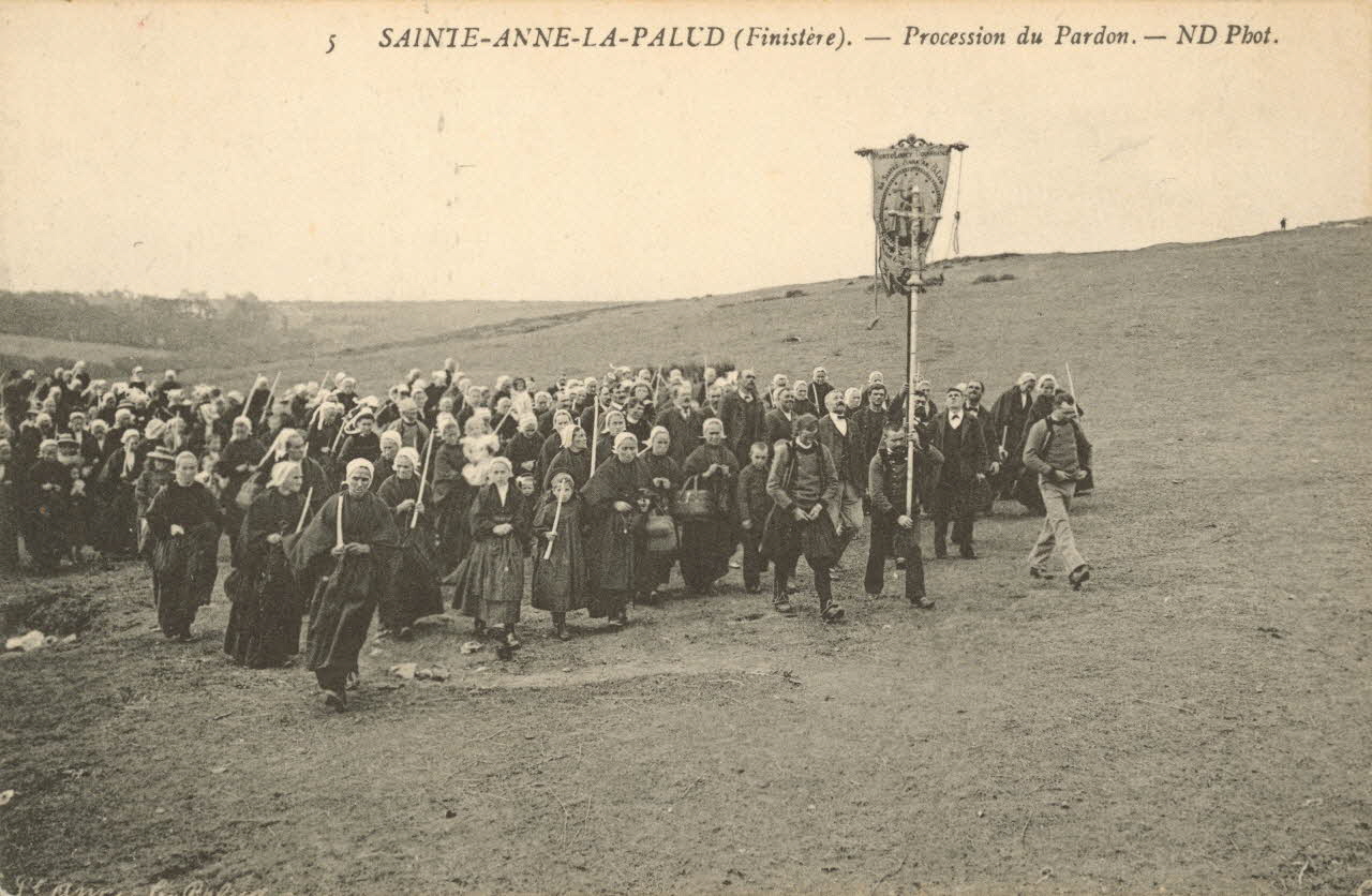 carte postale STE ANNE LA PALUD 1903-1920 020236 Photo