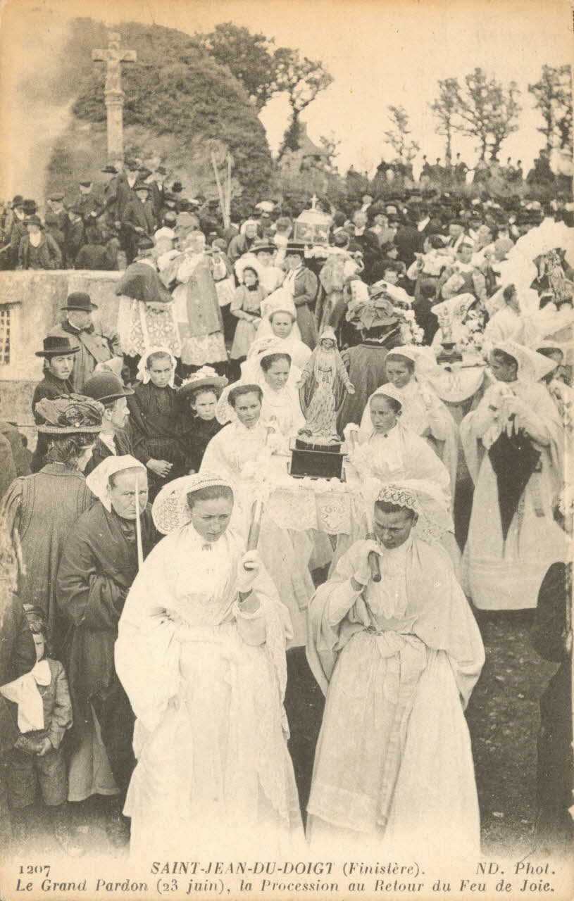 carte postale LE GRAND PARDON Finistère 1924 020344 Photo