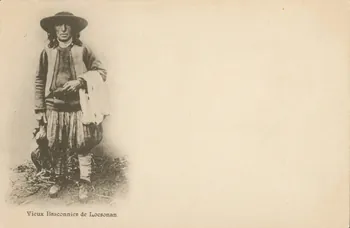 carte postale VIEUX BRACONNIER DE LOCRONAN Finistère 1903 020369 Photo
