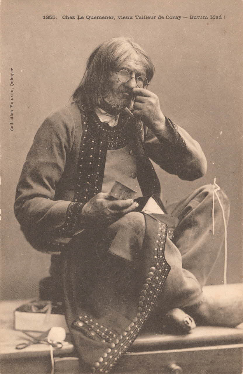 carte postale VIEUX TAILLEUR BUTUM MAD] Finistère 1906 020422 Photo