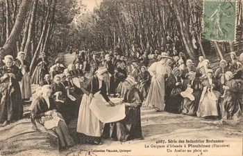 carte postale LA GUIPURE D'IRLANDE Finistère 1907 020436 Photo