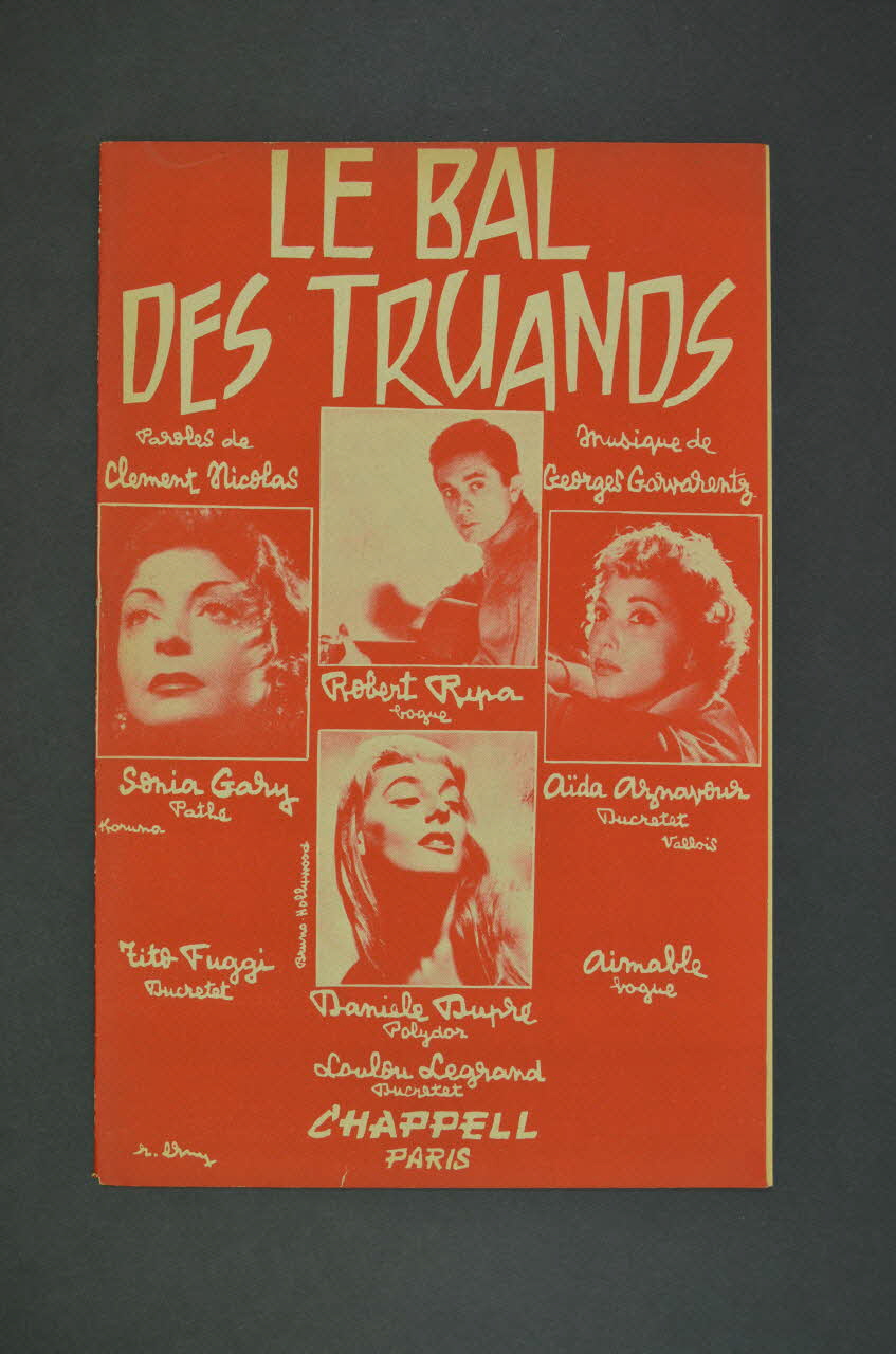 partition de musique petit format 1969.88.320 Photo Mucem