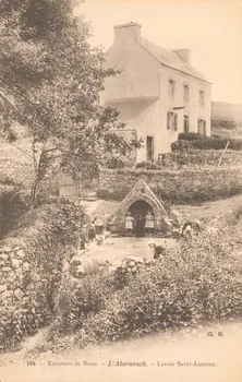 carte postale L'ABERWRACH LAVOIR SAINT-ANTOINE Finistère 1903-1950 020482 Photo