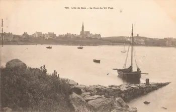 carte postale LE PONT DU VIL VIAN Finistère 1903 020520  Photo